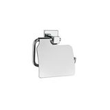 VitrA Vitra Q-line A44996 Kapaklı Tuvalet Kağıtlığı, Krom Gri