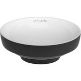 Vitra Water Jewels Siyah Beyaz Yuvarlak Tezgah Üstü Lavabo 40 cm