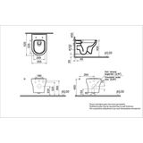 Vitra Zentrum Asma Klozet Smoothflush Gizli Montajlı 52 cm 7786L003-0090 - Beyaz