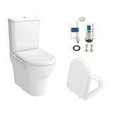 Vitra Zentrum Kanalsız Duvara Sıfır Klozet, Rezervuar, İç Takım Ve Yavaş Kapanan Kapak 7783L003-0092
