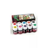 Vitrail Cam Vitray Boyası 10 Renk x 25 Ml.