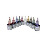 Vitrail Cam Vitray Boyası, 10 Renk x 25 ml - Çok Renkli