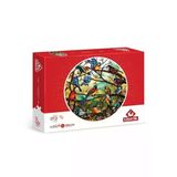 Vitray Orman Korosu 570 Parça Yuvarlak Puzzle