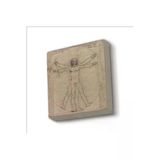 Vitruvius Adamı (Leonardo Da Vinci, 1492) Baskılı Taş Magnet 5X5