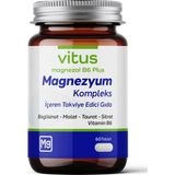Vitus Pharma Vitus Magnezol B6 Plus Dörtlü Magnezyum Kompleks Bisglisinat, Malat, Taurat, Sitrat 60 Tablet