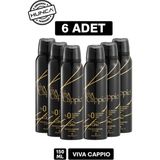 Viva Cappio Classic Sprey Deodorant 150 ml Koku ile 6 Adet Uzun Süreli Koruma