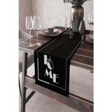 Viva Home 40x140cm Dokuma Leke Tutmayan Premium Tay Tüyü Kumaş Home Masa Örtüsü Runner Rnr329