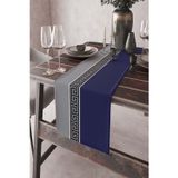 Viva Home 40x140cm Dokuma Leke Tutmayan Premium Tay Tüyü Kumaş Masa Örtüsü Runner Avangarde Rnr144