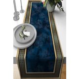 Viva Home 40X140Cm Elit Çerçeveli Tay Tüyü Dokuma Premium Leke Tutmaz Kumaş Masa Örtüsü Runner Rnr394