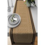 Viva Home 40X140Cm Premium Tay Tüyü Dokuma Leke Tutmaz Kumaş Masa Örtüsü Runner Hasır Görünümlü Rnr181
