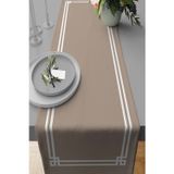 Viva Home 40x140cm Runner Dokuma Leke Tutmayan Premium Tay Tüyü Kumaş Masa Örtüsü Köşeli Rnr278
