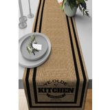 Viva Home 40X140Cm Tay Tüyü Dokuma Leke Tutmaz Premium Kumaş Masa Örtüsü Runner Hasır Görünümlü Rnr188