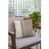Viva Home 43X43Cm Çift Taraflı Kırlent Yastık Kılıfı Premium Tay Tüyü Dokuma Leke Tutmaz Kumaş Avangard Krl147