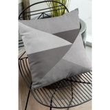 Viva Home 43x43cm Geometrik Leke Tutmayan Premium Tay Tüyü Kumaş Çift Taraflı Kırlent Yastık Kılıfı Krl392