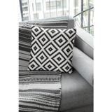 Viva Home 43X43Cm Karo Desen Dokuma Premium Tay Tüyü Kumaş Çift Taraflı Kırlent Yastık Kılıfı Krl108