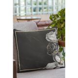 Viva Home 43X43Cm Premium Tay Tüyü Dokuma Kumaş Çiçekli Çift Taraflı Kırlent Yastık Kılıfı Krl447