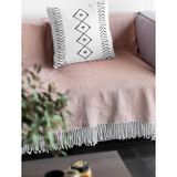 Viva Home 43x43cm Premium Tay Tüyü Leke Tutmayan Kumaş Moroccan Çift Taraflı Kırlent Yastık Kılıfı Krl196