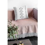 Viva Home 43X43Cm Premium Tay Tüyü Leke Tutmaz Kumaş Moroccan Çift Taraflı Kırlent Yastık Kılıfı Krl196