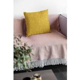 Viva Home 43X43Cm Premium Tay Tüyü Leke Tutmaz Kumaş Soyut Çift Taraflı Kırlent Yastık Kılıfı Krl035