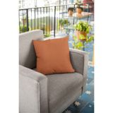 Viva Home 43X43Cm Tarçın Döşemelik Tay Tüyü Premium Kumaş Dekoratif Çift Taraflı Kırlent Yastık Kılıfı Krl020
