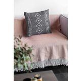 Viva Home 43X43Cm Tay Tüyü Premium Leke Tutmaz Kumaş Çift Taraflı Moroccan Kırlent Yastık Kılıfı Krl193