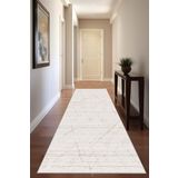Viva Home Bej Özel Ölçü Kesme Rulo Yolluk Kaymaz Taban Hol Antre Mutfak Halısı Ar1499, Bej, 80 X 170