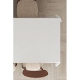 Viva Home Beyaz Premium Tay Tüyü Kadife Leke Tutmaz Yıkanabilir Dokuma Kumaş Masa Örtüsü Mso026, Beyaz - 1, 140 X 180