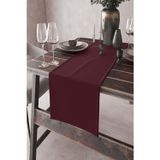 Viva Home Bordo Runner 40x140cm Premium Süet Dokuma Kumaş Leke Tutmayan Masa Örtüsü Rnr007