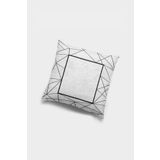 Viva Home Çerçeveli Dekoratif Çift Taraflı Kırlent Yastık Kılıfı Gizli Fermuar Premium Kumaş 43X43Cm Krl374