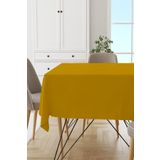 Viva Home Hardal Sade Masa Örtüsü Tay Tüyü Kadife Leke Tutmaz Yıkanabilir Dokuma Kumaş Düz Tek Renk Mso025, Hardal, 140 X 180