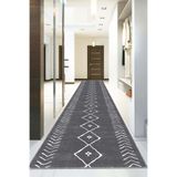 Viva Home Kaymaz Taban Kesme Rulo Yolluk Morocco Gri Ar316, Gri, 100 X 360