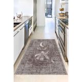 Viva Home Kaymaz Taban Yıkanabilir Kitchen Queen Mutfak Halısı Yolluk Vh103, Bej, 60 X 400