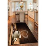 Viva Home Kaymaz Tabanlı Kir Leke Tutmaz Makinede Yıkanabilir 3D Mutfak Halısı Ar1253, Çok Renkli - 16, 120 X 180