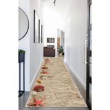 Viva Home Kesme Kaymaz Taban Yolluk Halı Sahil Ar253, Bej, 80 X 470