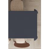 Viva Home Koyu Gri Premium Tay Tüyü Kadife Leke Tutmaz Yıkanabilir Dokuma Kumaş Masa Örtüsü Mso011, Koyu Gri - 1, 140 X 260