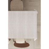 Viva Home Leke Tutmaz Premium Tay Tüyü Kadife Yıkanabilir Kumaş Sade Desen Masa Örtüsü Mso088, Bej, 140 X 100