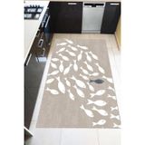 Viva Home Makinede Yıkanabilir Kaymaz Taban Leke Tutmayan Salon Balıklı Makine Halısı Ar828