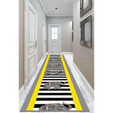 Viva Home Makinede Yıkanabilir Kaymaz Tabanlı Kesme Rulo Yolluk Filli Ar576, Gri, 120 X 490