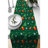 Viva Home Noel Premium Tay Tüyü Leke Tutmayan Kumaş Yılbaşı Christmas Masa Örtüsü Runner 40x140cm Rnr563