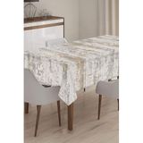 Viva Home Premium Yıkanabilir Leke Tutmaz Tay Tüyü Kadife Kumaş Sade Desen Masa Örtüsü Mso128, Vizon, 140 X 140
