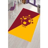 Viva Home Sarı Kırmızı Aslan Taraftar Halısı Yolluk VH076