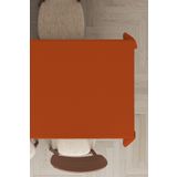 Viva Home Tarçın Premium Tay Tüyü Kadife Leke Tutmaz Yıkanabilir Dokuma Kumaş Masa Örtüsü Mso020, Tarçın - 1, 140 X 260