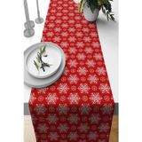 Viva Home Yeni Yıl Premium Tay Tüyü Leke Tutmayan Kumaş Yılbaşı Masa Örtüsü Christmas Runner 40x140cm Rnr532