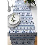Viva Home Yeni Yıl Premium Tay Tüyü Leke Tutmaz Kumaş Noel Masa Örtüsü Christmas Runner 40X140Cm Rnr544