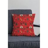 Viva Home Yeniyıl Dekoratif Gizli Fermuar Çift Taraflı Yılbaşı Kırlent Yastık Kılıfı 43X43Cm Krl1040