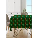 Viva Home Yeşil Yeniyıl Yılbaşı Noel Christmas Masa Örtüsü Mso538, Yeşil, 140 X 200