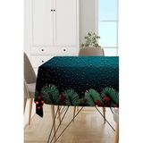 Viva Home Yeşil Yeniyıl Yılbaşı Noel Christmas Masa Örtüsü Mso547, Yeşil - 2, 140 X 200