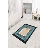 Viva Home Yıkanabilir Kaymaz Tabanlı Ince Seccade Sc001, Turkuaz, 80 X 120
