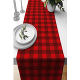 Viva Home Yılbaşı Premium Tay Tüyü Yeni Yıl Leke Tutmaz Kumaş Christmas Masa Örtüsü Runner 40X140Cm Rnr536