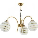 Viva Modern Camlı Metal Kasa Salon Oturma Yatak Odası Üçlü 3lü Avize - 0 - Sarı